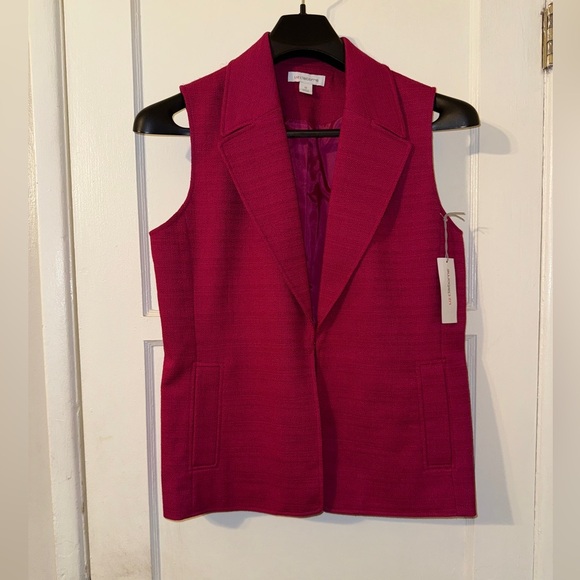 Liz Claiborne Pink Vest size 12 - Picture 1 of 5
